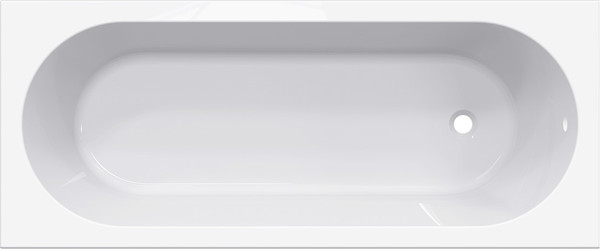 Изображение товара Ванна из искусственного мрамора Belux Борнео 170x70 (18, белый матовый/Solid Surface)