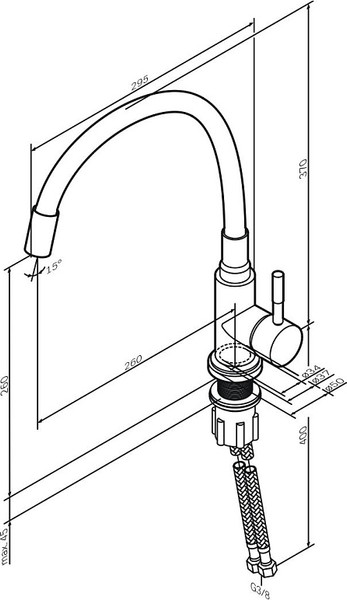 Изображение товара Смеситель AM.PM X-Joy S F85B07602