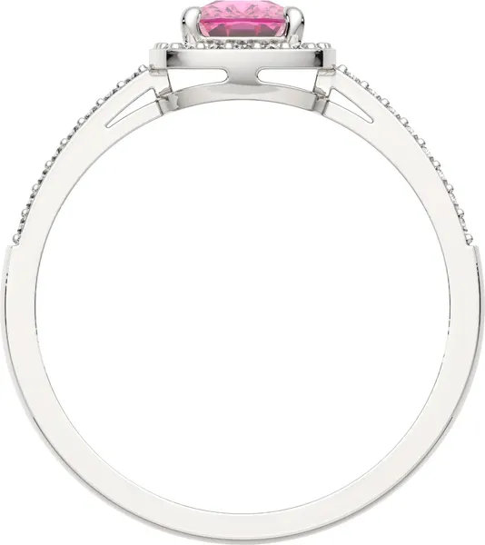 Изображение товара Комплект ювелирных украшений из серебра ZORKA Розовые украшения для Met Gala