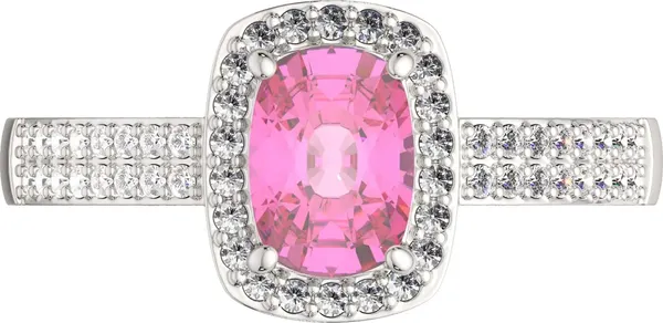 Изображение товара Комплект ювелирных украшений из серебра ZORKA Розовые украшения для Met Gala