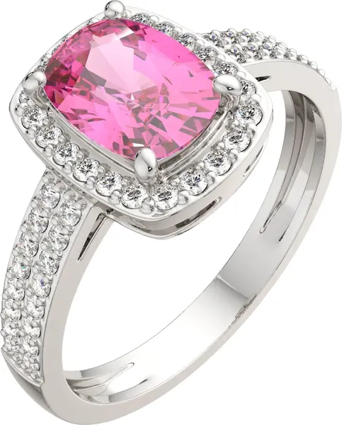 Изображение товара Комплект ювелирных украшений из серебра ZORKA Розовые украшения для Met Gala