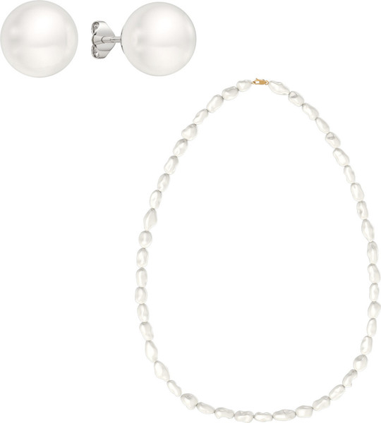 Изображение товара Комплект ювелирных украшений из золота и серебра ZORKA Набор к перламутровому пиджаку Met Gala