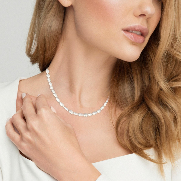 Изображение товара Комплект ювелирных украшений из золота и серебра ZORKA Набор к перламутровому пиджаку Met Gala