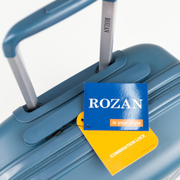 Изображение товара Чемодан на колесах Rozan 8823 (L, синий)