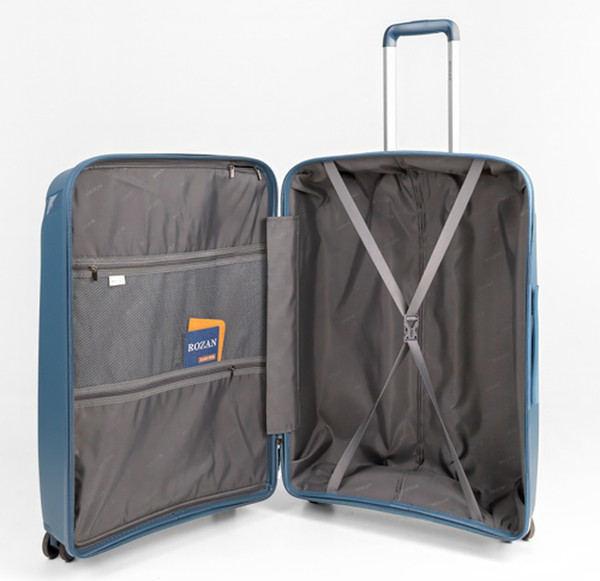 Изображение товара Чемодан на колесах Rozan 8823 (L, синий)