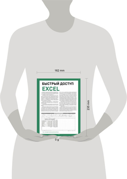 Изображение товара Книга Бомбора Быстрый доступ. Excel. Шпаргалка-буклет, мягкая обложка (Шитов В.)