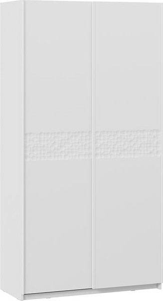 Изображение товара Шкаф-купе ТриЯ Оскар Скания Т2 1200 / 268342 (ручка белая/белый снег/белый снег/белый матовый)