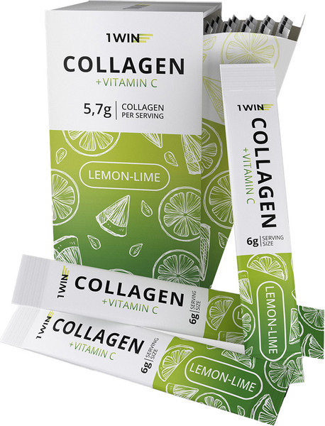 Изображение товара Коллаген 1WIN С вититамином С (30шт, лимон/лайм)