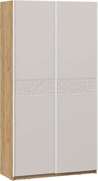 Изображение товара Шкаф-купе ТриЯ Оскар Скания Т2 1200 / 268347 (ручка белая/дуб крафт золотой/кашемир/кашемир сатин)