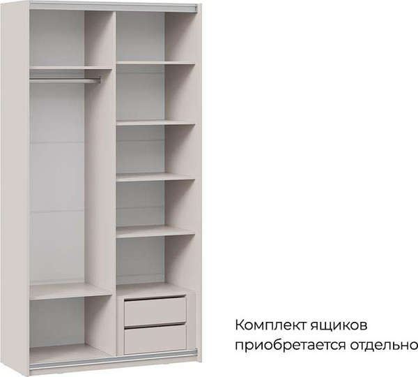 Изображение товара Шкаф-купе ТриЯ Оскар Скания Т2 1200 / 268349 (ручка белая/кашемир/кашемир сатин)