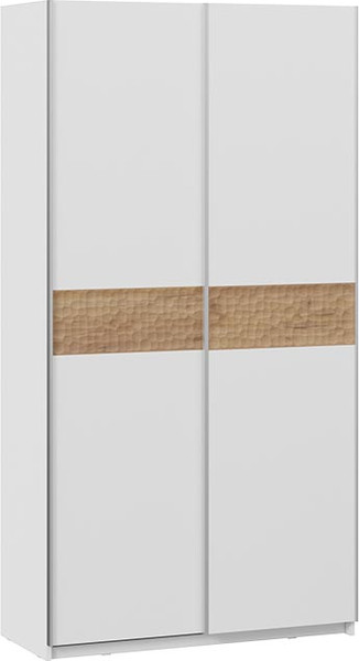 Изображение товара Шкаф-купе ТриЯ Оскар Скания Т2 1200 / 268351 (ручка серебро/белый снег/дуб тортугга)