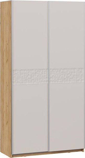 Изображение товара Шкаф-купе ТриЯ Оскар Скания Т2 1200 / 268355 (ручка серебро/дуб крафт золотой/кашемир/кашемир сатин)