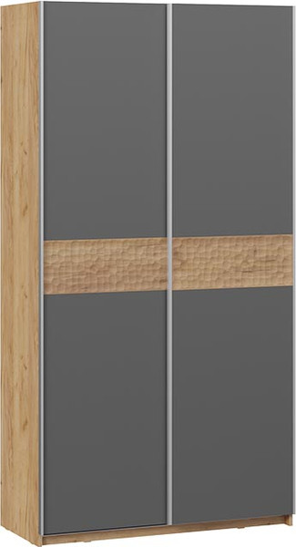 Изображение товара Шкаф-купе ТриЯ Оскар Скания Т2 1200 / 268357 (ручка серебро/дуб крафт золотой/серый графит/дуб тортугга)