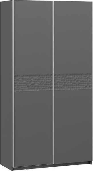 Изображение товара Шкаф-купе ТриЯ Оскар Скания Т2 1200 / 268360 (ручка серебро/серый графит/серый графит/графит матовый)