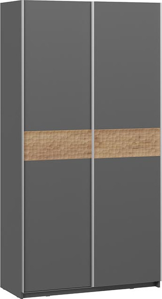 Изображение товара Шкаф-купе ТриЯ Оскар Скания Т2 1200 / 268361 (ручка серебро/серый графит/дуб тортугга)