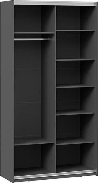 Изображение товара Шкаф-купе ТриЯ Оскар Скания Т2 1200 / 268361 (ручка серебро/серый графит/дуб тортугга)