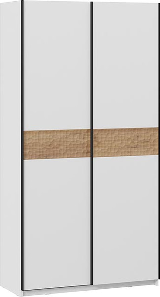 Изображение товара Шкаф-купе ТриЯ Оскар Скания Т2 1200 / 268363 (ручка черная/белый снег/дуб тортугга)