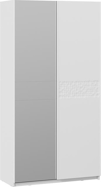 Изображение товара Шкаф-купе ТриЯ Оскар Скания Т2 1200 / 268568 (ручка белая/белый снег/белый матовый)