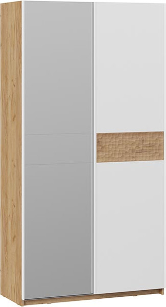 Изображение товара Шкаф-купе ТриЯ Оскар Скания Т2 1200 / 268571 (ручка белая/дуб крафт золотой/белый снег/дуб тортугга)