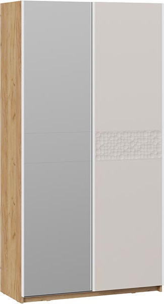 Изображение товара Шкаф-купе ТриЯ Оскар Скания Т2 1200 / 268573 (ручка белая/дуб крафт золотой/кашемир/кашемир сатин)