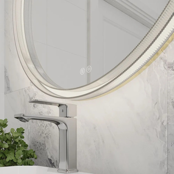 Изображение товара Зеркало Teymi Lina Romantic Gold D80 / T20133 (с подсветкой)