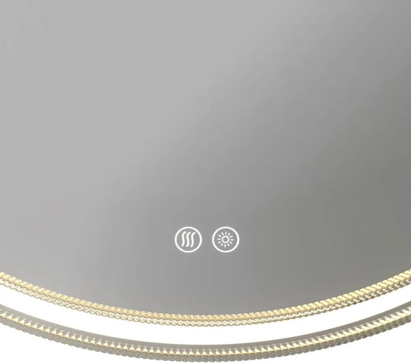 Изображение товара Зеркало Teymi Lina Romantic Black D80 / T20134 (с подсветкой)