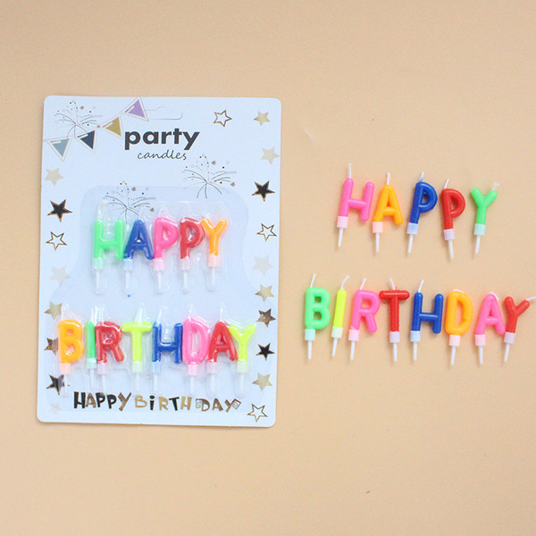 Изображение товара Набор свечей для торта S.G. Home Happy Birthday SG-CC-HBC (разноцветный)