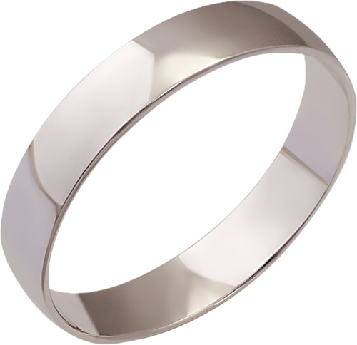 Изображение товара Кольцо обручальное из белого золота Кристалл CD23600226773 (р.18)