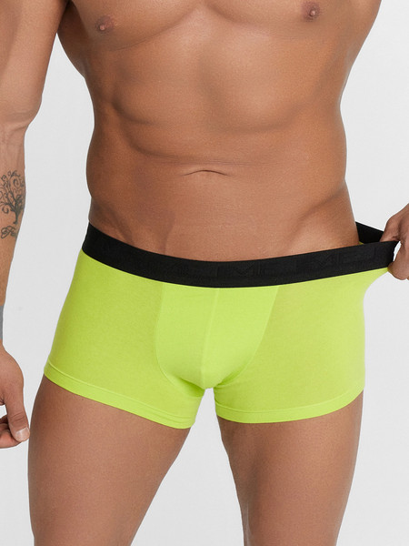 Изображение товара Комплект мужских трусов Mark Formelle 411215-2 (р.86-96, зеленый лайм/серый меланж 4348-F)