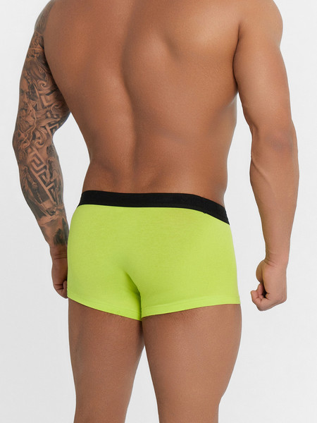 Изображение товара Комплект мужских трусов Mark Formelle 411215-2 (р.98-108, зеленый лайм/серый меланж 4348-F)