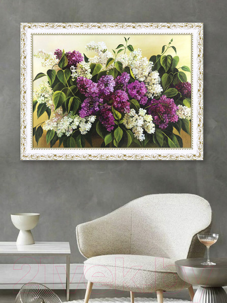 Изображение товара Картина Декарт Сирень 8Л0210 (в раме)