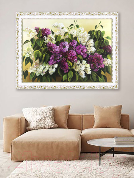 Изображение товара Картина Декарт Сирень 8Л0210 (в раме)