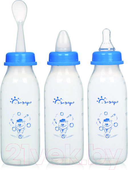 Изображение товара Бутылочка для кормления Sun Delight 31040 (синий)