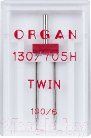 Изображение товара Набор игл для бытовой швейной машины Organ 1-100/6 (двойные)