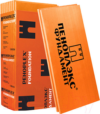 Изображение товара Экструдированный пенополистирол Пеноплэкс Фундамент 50x585x1185мм (упаковка)