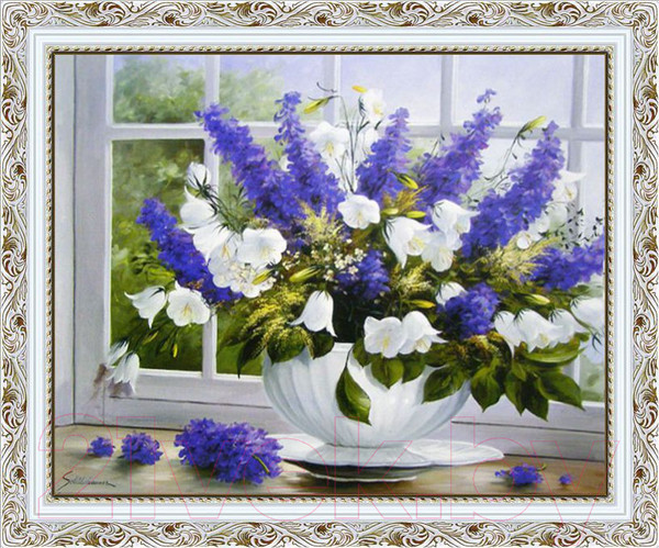 Изображение товара Картина Декарт Колокольчики 8Л0997 (в раме)