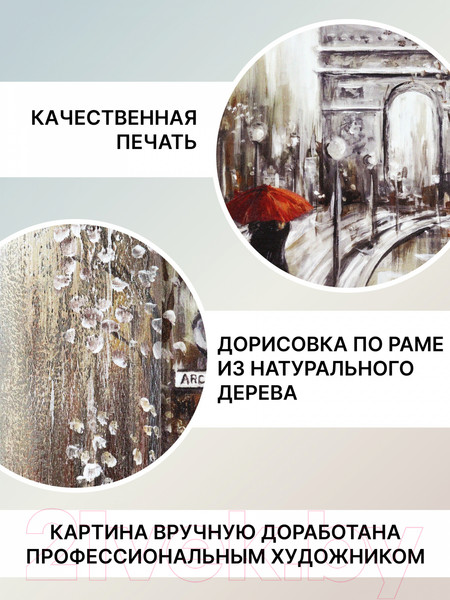 Изображение товара Картина Декарт Пара в Париже 8Л0104 (в раме)