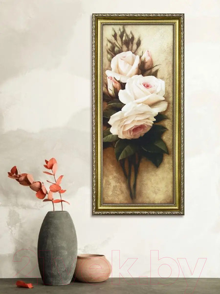Изображение товара Картина Декарт Розы-1 8Л0099 (в раме)