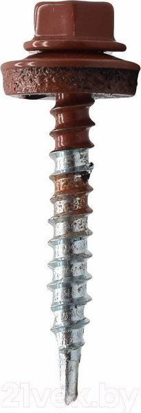 Изображение товара Саморез ЕКТ Кровельный PT1 4.8х29 / 770903 (250шт, RAL 8004)