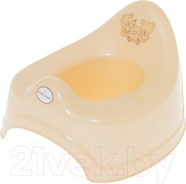 Изображение товара Детский горшок Tega Мишки / MS-001-119 (бежевый)