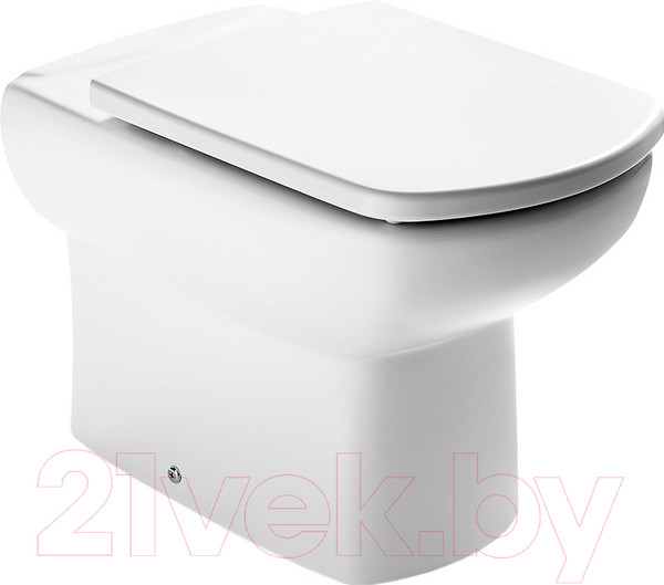 Изображение товара Унитаз напольный Roca Dama Senso Compacto 734151B000 + 7342518000 + ZRU9000040