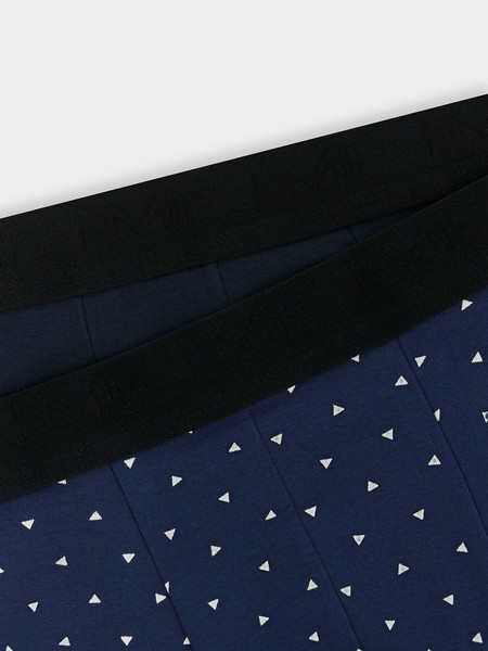 Изображение товара Комплект мужских трусов Mark Formelle 411215-2 (р.106-116, треугольники на морском/неви)