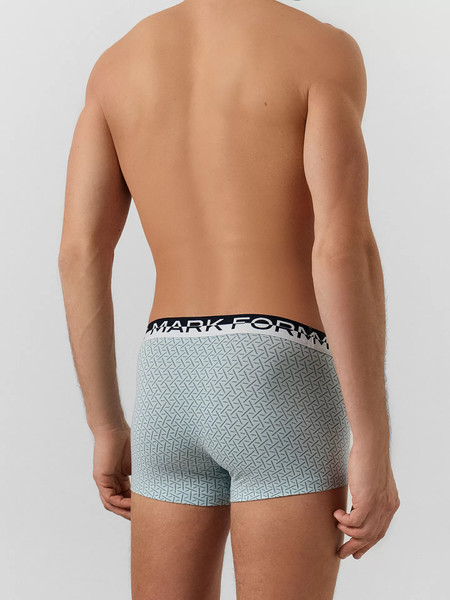 Изображение товара Комплект мужских трусов Mark Formelle 411215-2 (р.90-100, узор на голубой дымке/бриз)