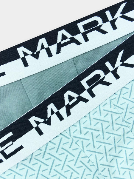 Изображение товара Комплект мужских трусов Mark Formelle 411215-2 (р.94-104, узор на голубой дымке/бриз)