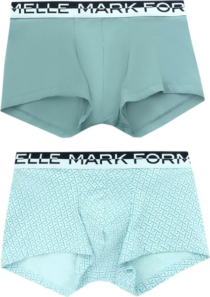 Изображение товара Комплект мужских трусов Mark Formelle 411215-2 (р.98-108, узор на голубой дымке/бриз)