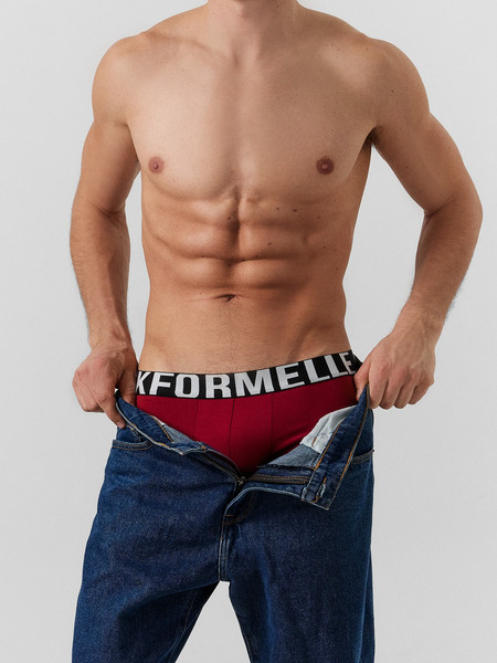 Изображение товара Комплект мужских трусов Mark Formelle 411215-2 (р.90-100, вино/черный)