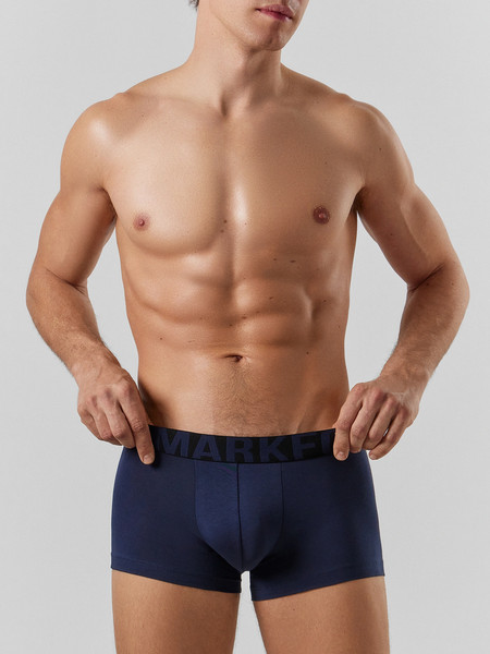 Изображение товара Комплект мужских трусов Mark Formelle 411215-2 (р.94-104, глубокий синий/мрамор)