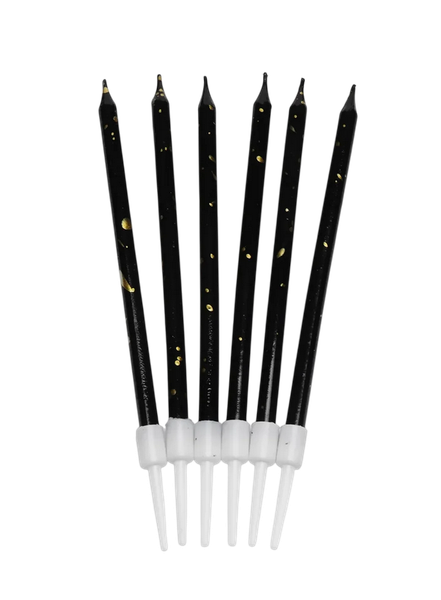 Изображение товара Набор свечей для торта S.G. Home Коктейльные SG-CC-6B (6шт, черный)