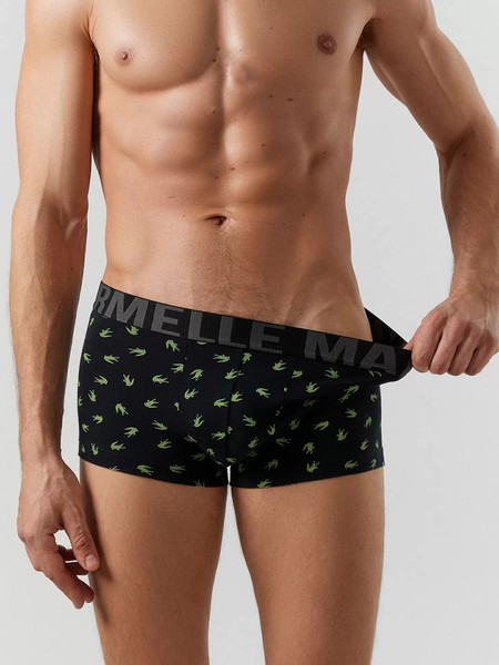 Изображение товара Комплект мужских трусов Mark Formelle 411215-2 (р.98-108, аллигаторы на черном/зеленый Нил)