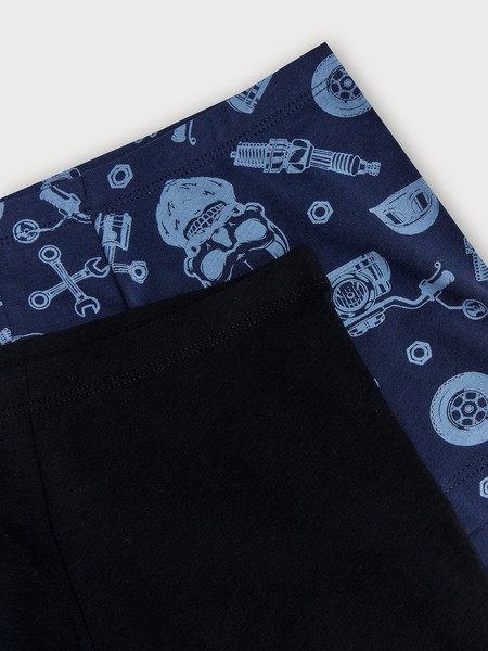 Изображение товара Комплект мужских трусов Mark Formelle 411216-2 (р.86-96, мотодетали на глубоком синем/черный)